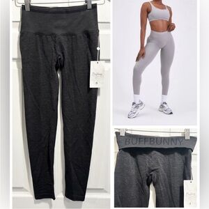 NWT Buffbunny BBL Seamless Legging Butt Lift Charcoal Buff Bunny Sz Small NEW